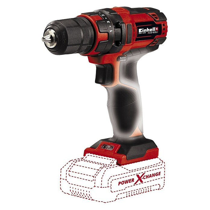 Einhell PXC 18V Accuschroefboormachine TC-CD 18/35 Li-Solo (18 V, Excl. accu, 35 Nm)