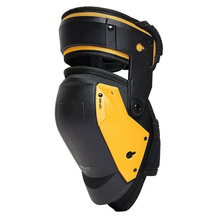 ToughBuilt Kniebeschermers Gelfit Fanatic (Zwart/Geel, Rond)