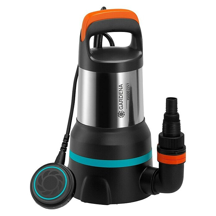 Gardena Vuilwaterpomp 15000 (550 W, Max. leversnelheid: 15.000 l/u, Dompeldiepte: 7 m)