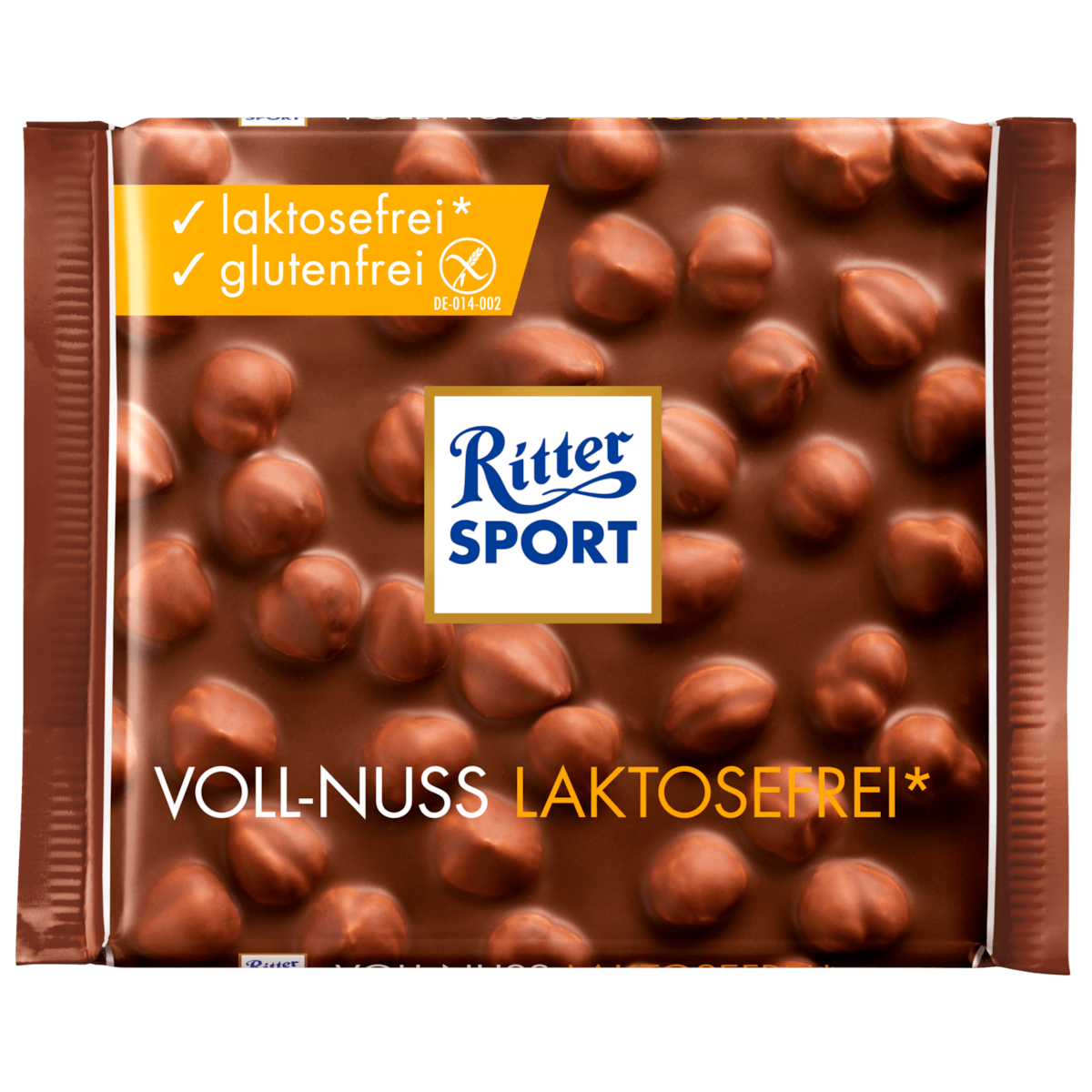 Ritter Sport Chocolade Hele noot lactosevrij 100g