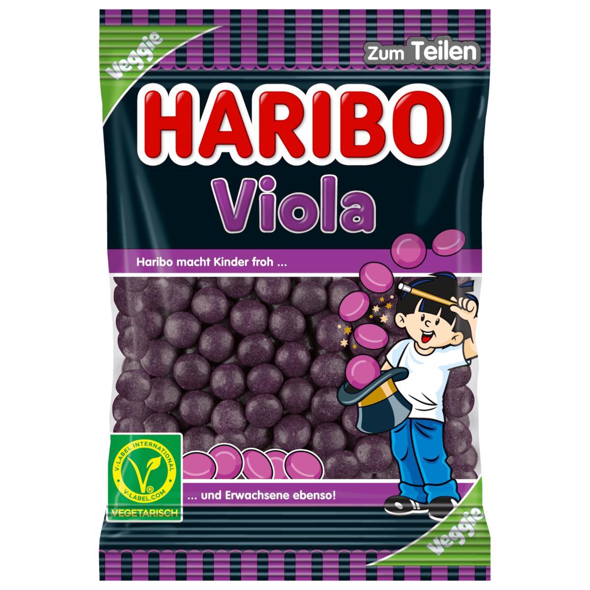 Haribo Lakritz-Dragees Viola 125g