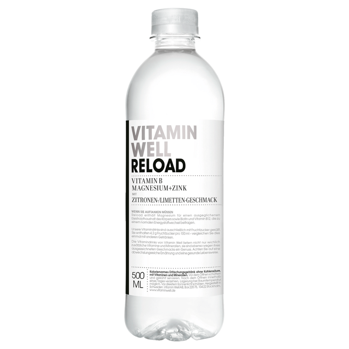 Vitamin Well Reload Citroen & Limoen 0,5l