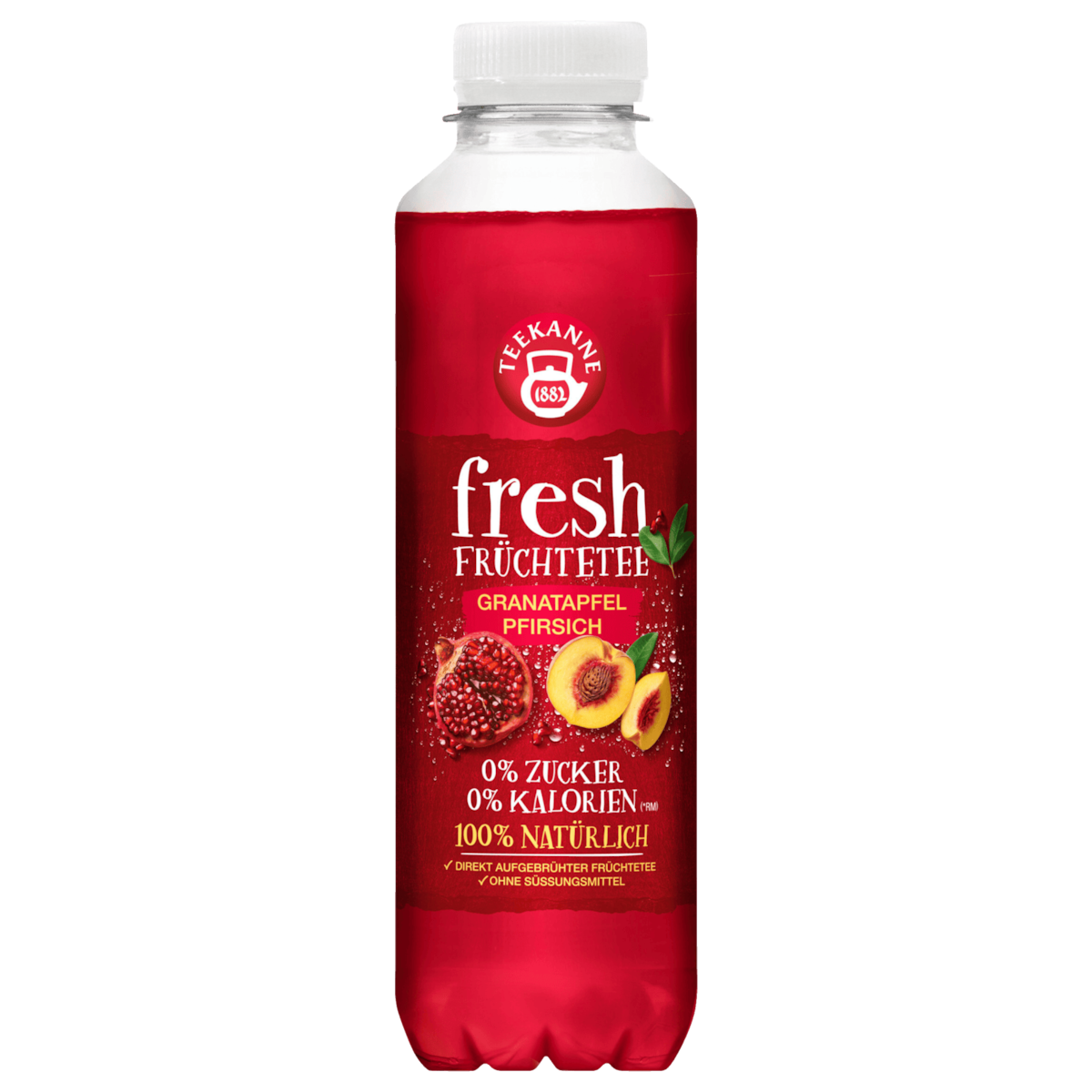 Teekanne fresh Granaatappel-Perzik 0,5l