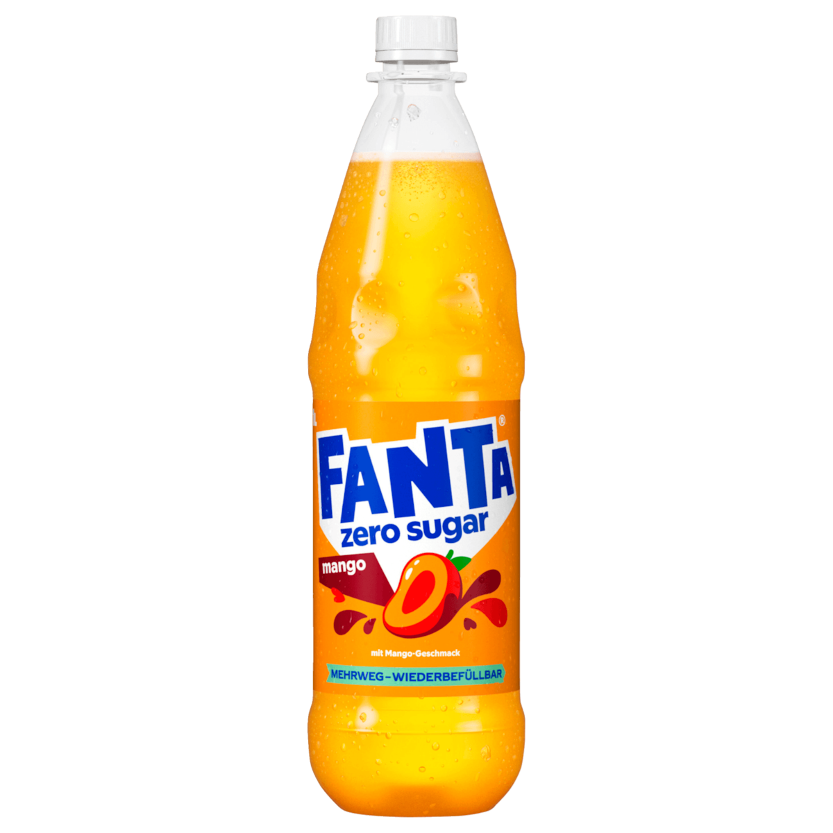 Fanta Mango zonder suiker 1l