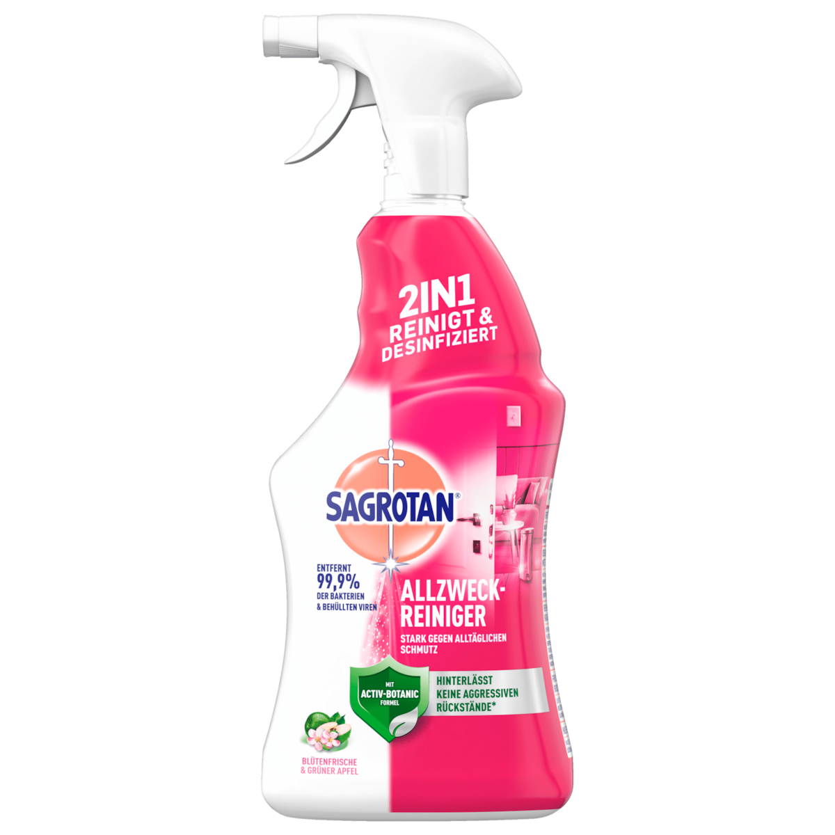 Sagrotan Allesreiniger Bloesemfris & Groene Appel 750ml