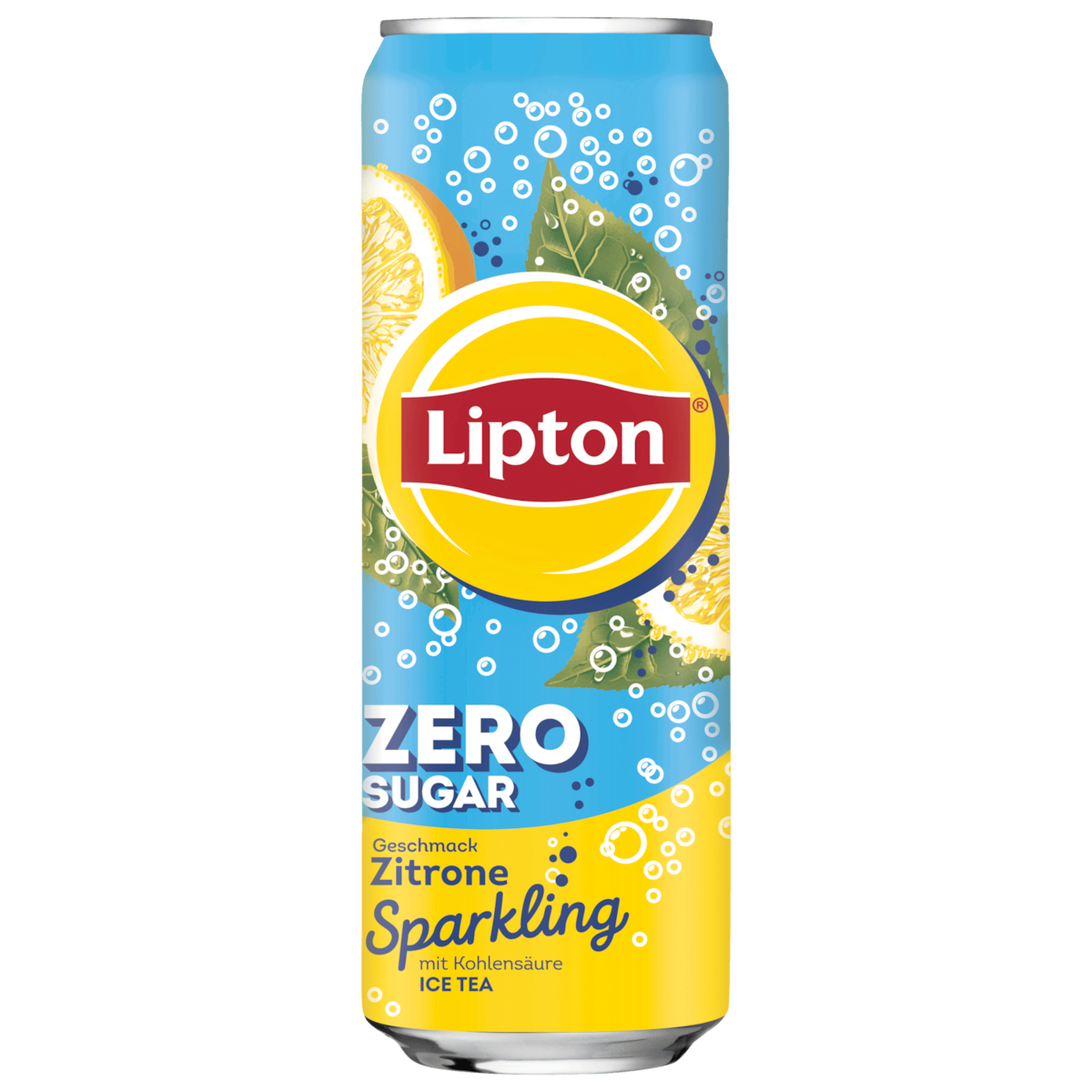 Lipton Sparkling Ice Tea Citroen zonder suiker 0,33l