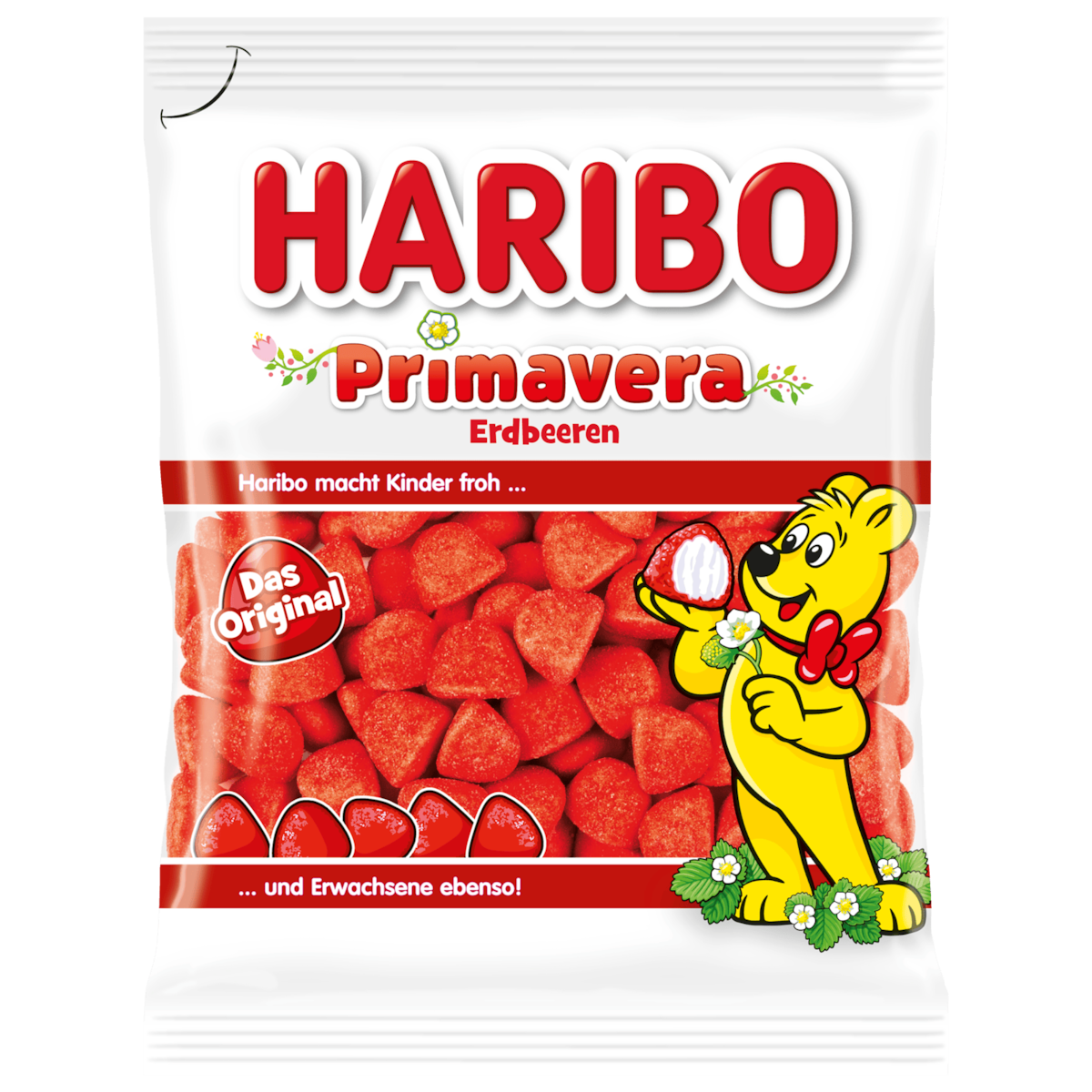 Haribo Fruchtgummi Primavera Erdbeeren 175g