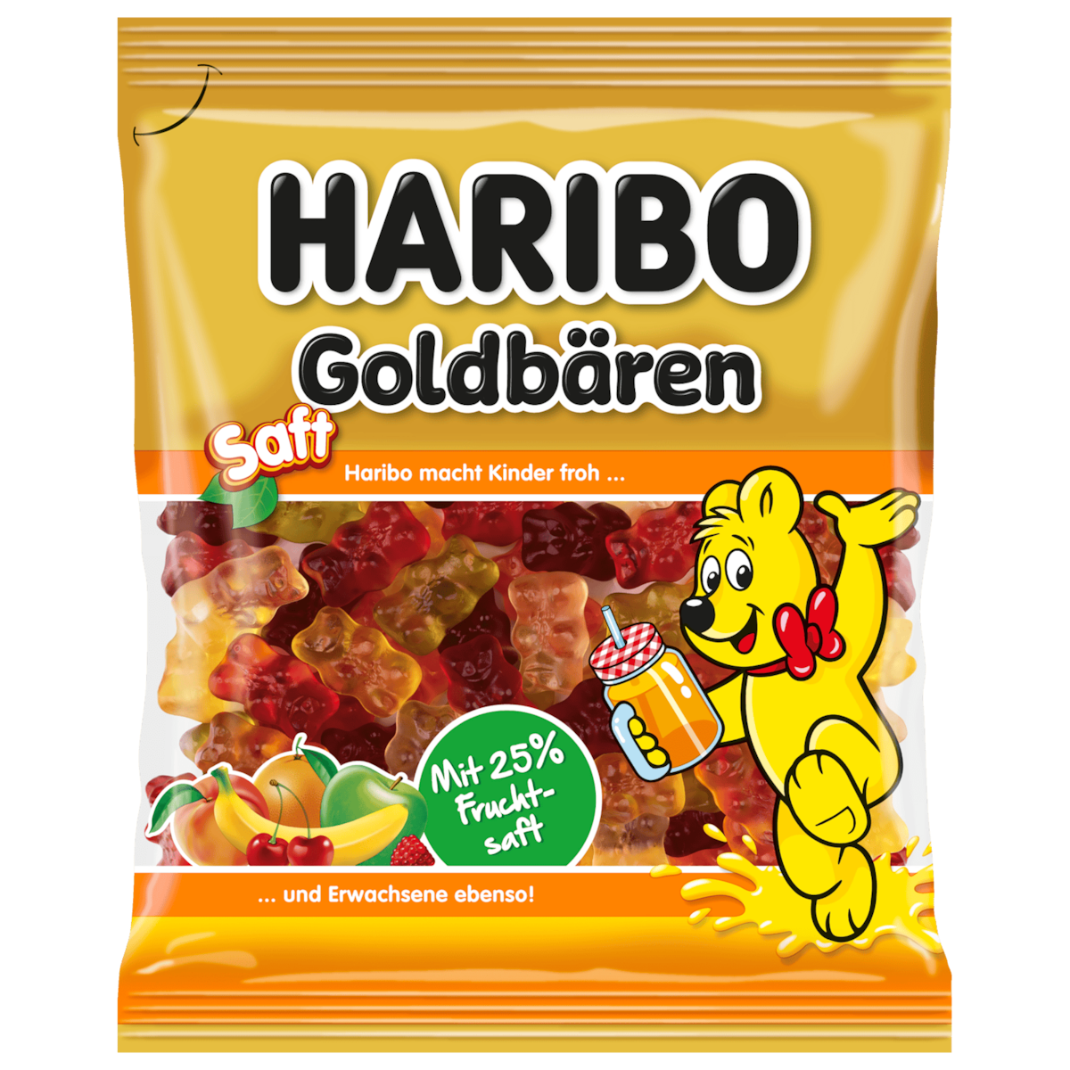 Haribo Fruchtgummi Saft Goldbären 160g