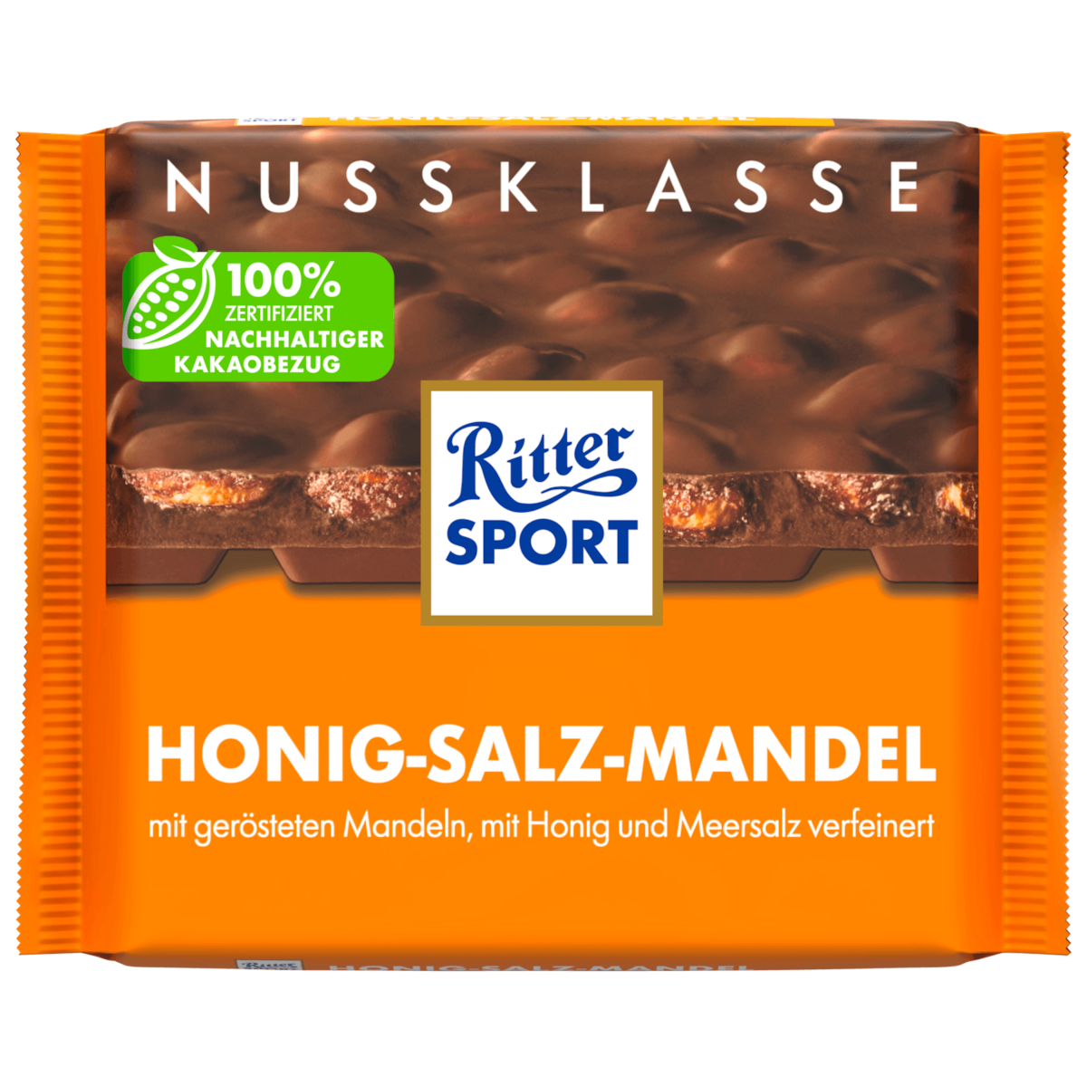 Ritter Sport Notenklasse Honing-Zout-Amandel 100g