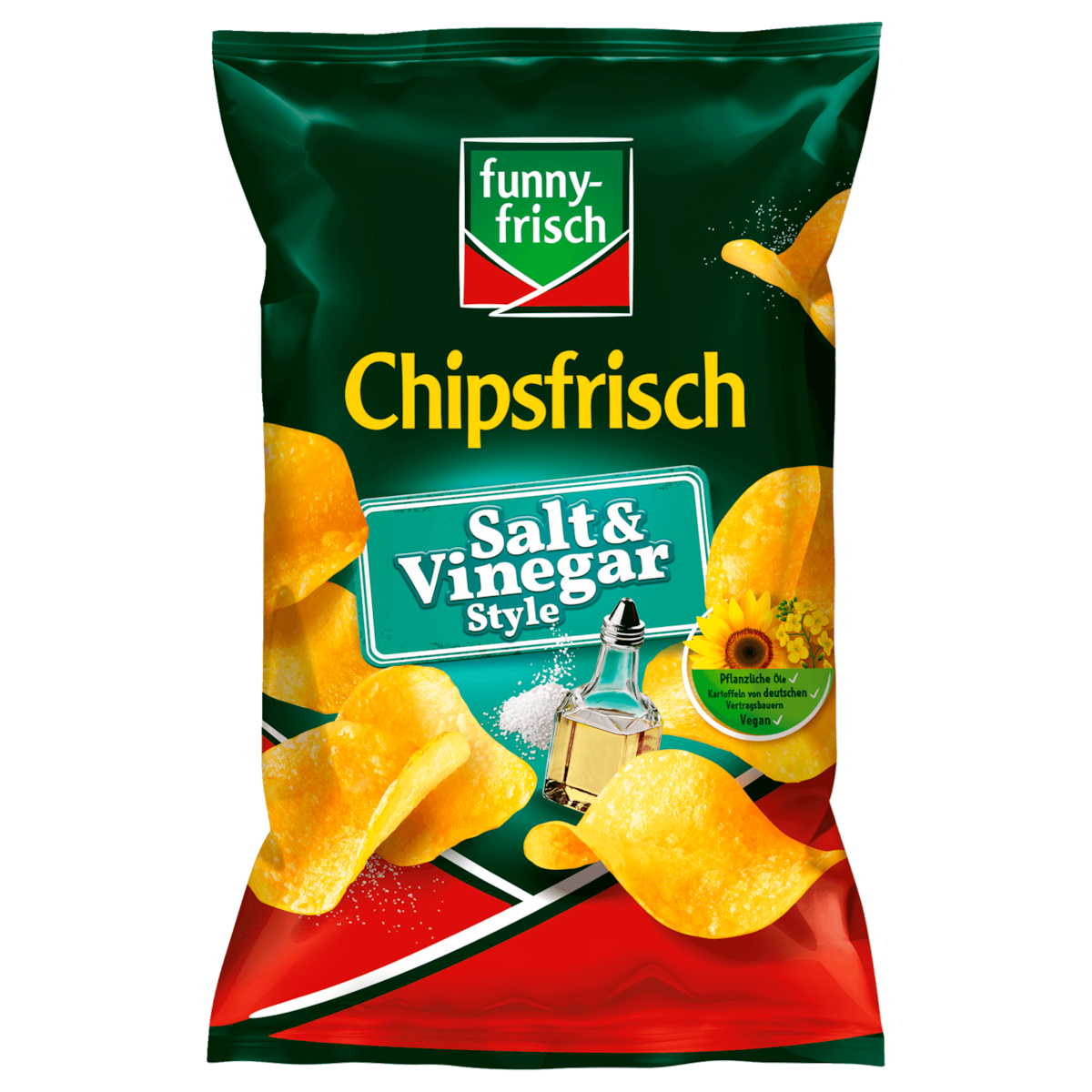 Funny-frisch Chipsfrisch Salt & Vinegar 150g