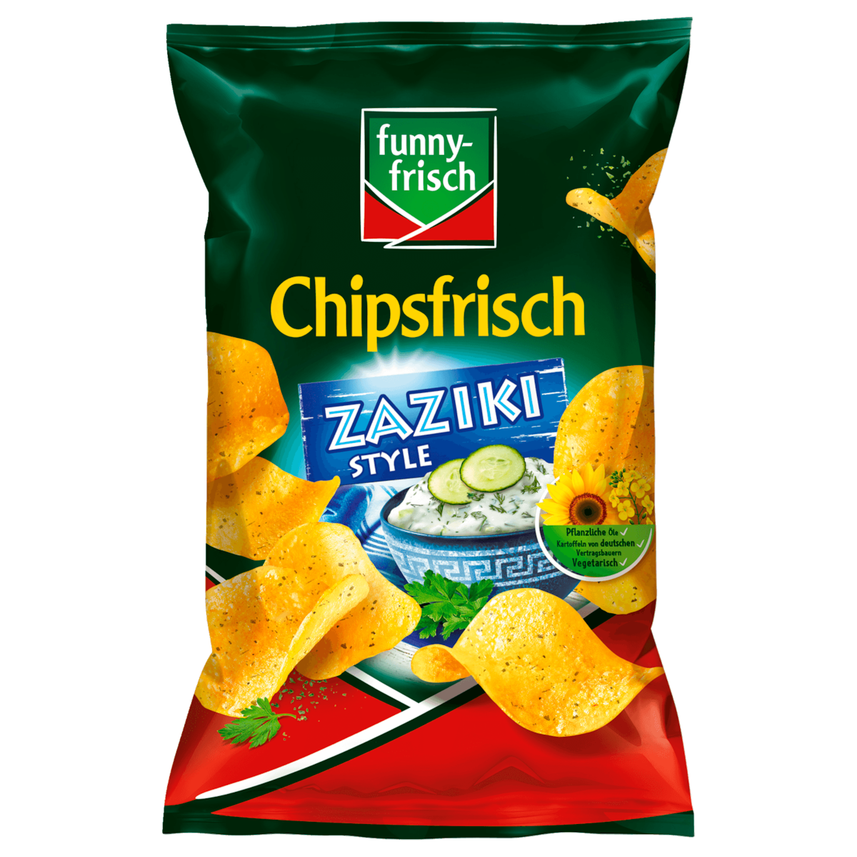 Funny-frisch Chipsfrisch Zaziki Style 150g