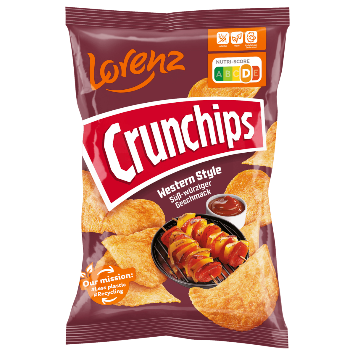 Lorenz Crunchips Western Style 150g