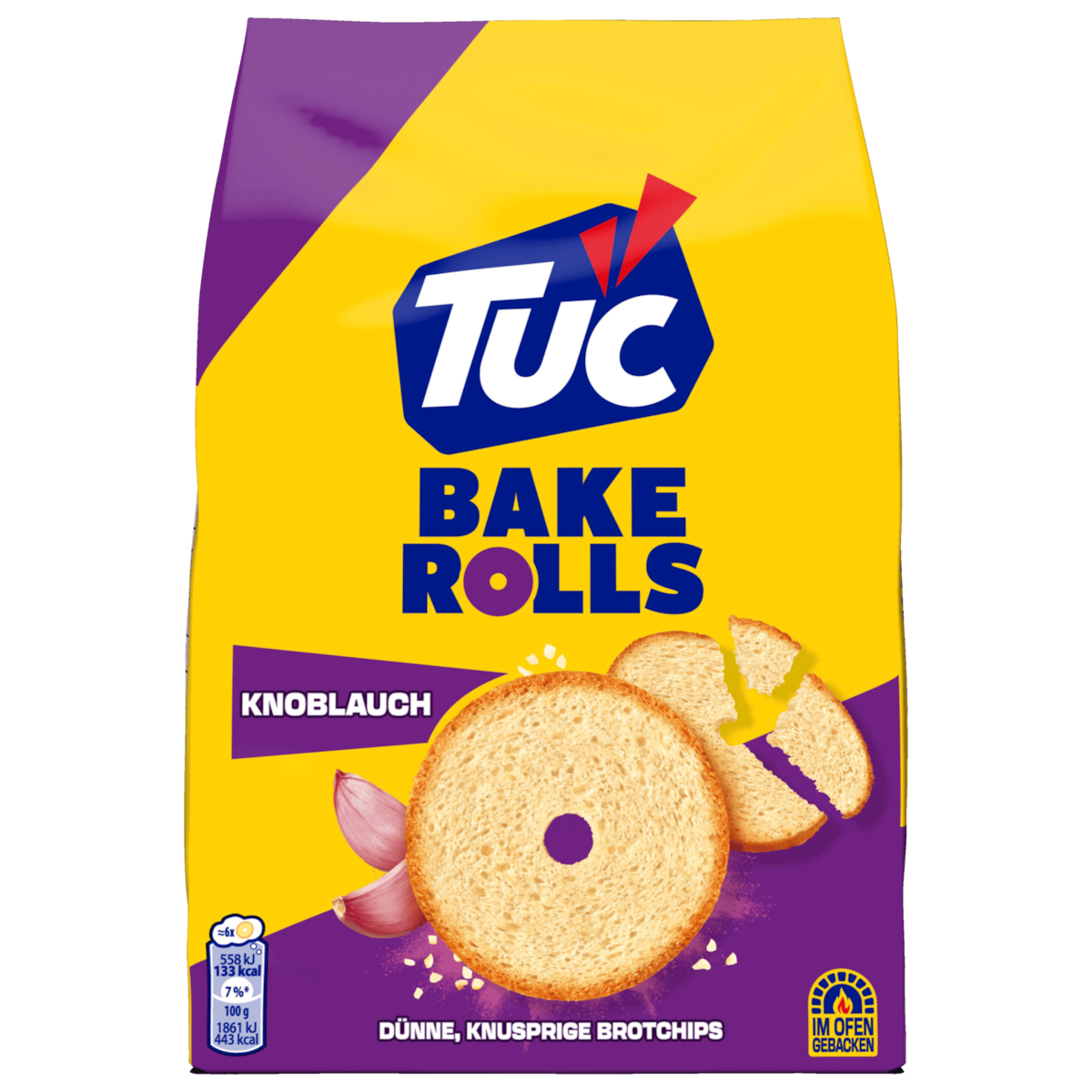 Tuc Bake Rolls Knoblauch 150g