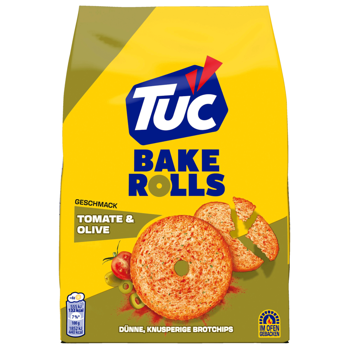 Tuc Bake Rolls Tomate & Olive 150g