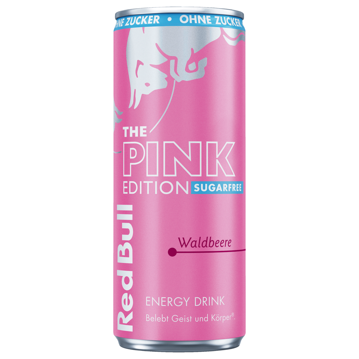 Red Bull Energy Drink Pink Edition Bosvruchten Sugarfree 0,25l