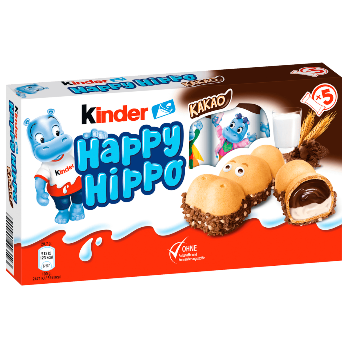 kinder Happy Hippo Cacao 5x20,7g