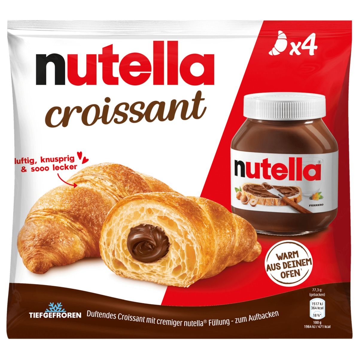 Nutella Croissant 4x85g