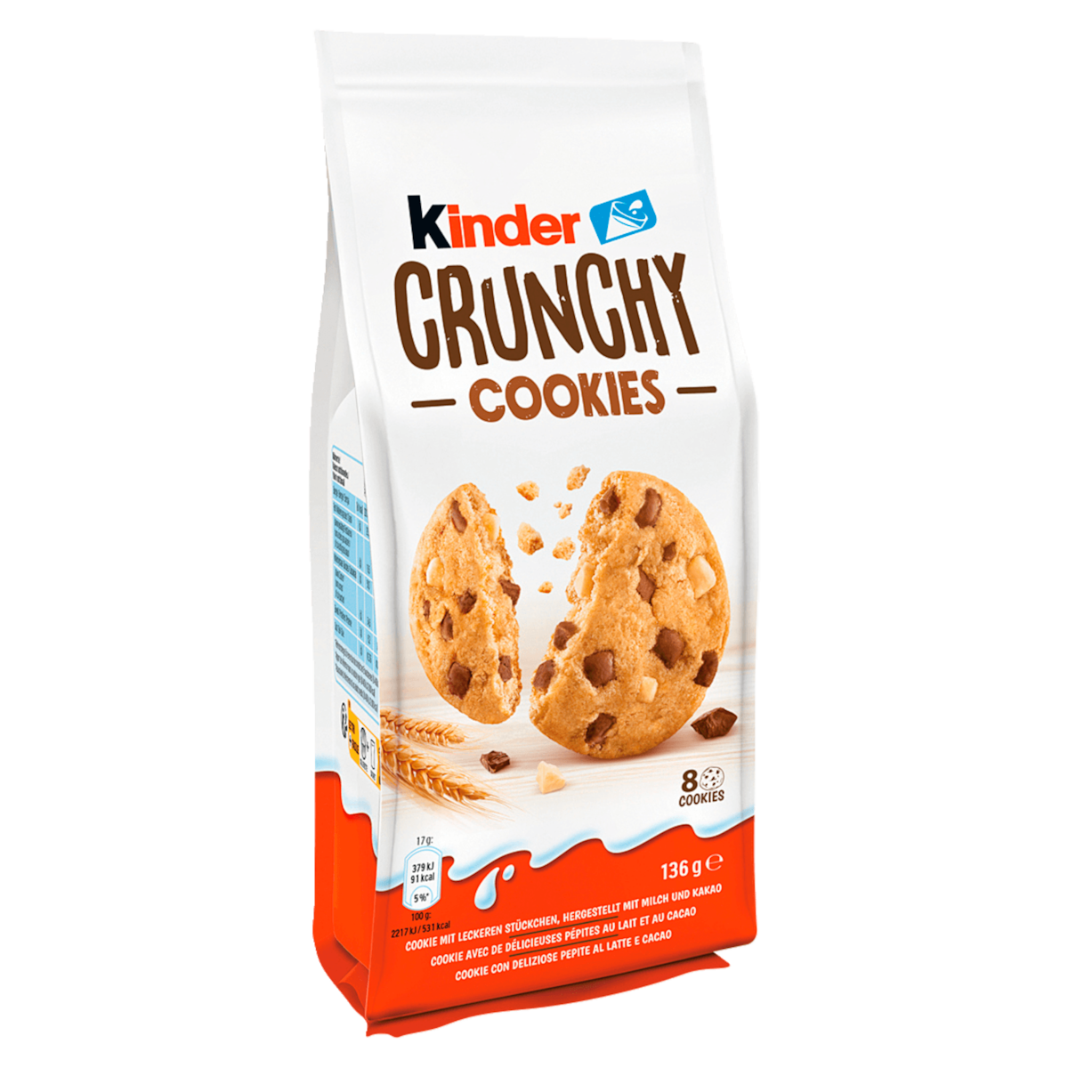 Kinder Crunchy Cookies 136g