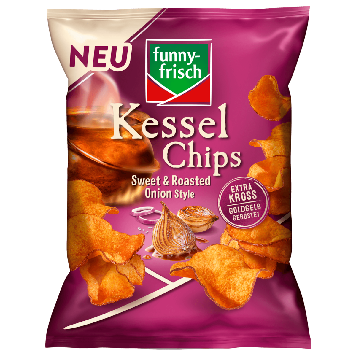Funny-frisch Kessel Chips Sweet & Roasted Onion Style 120g