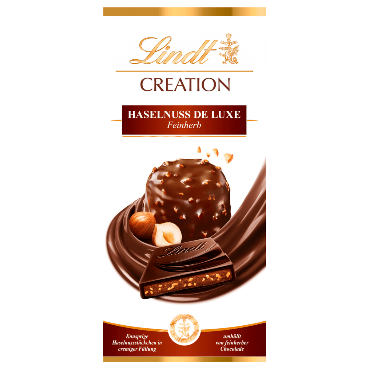 Lindt Creation Chocolade Hazelnoot De Luxe 150g