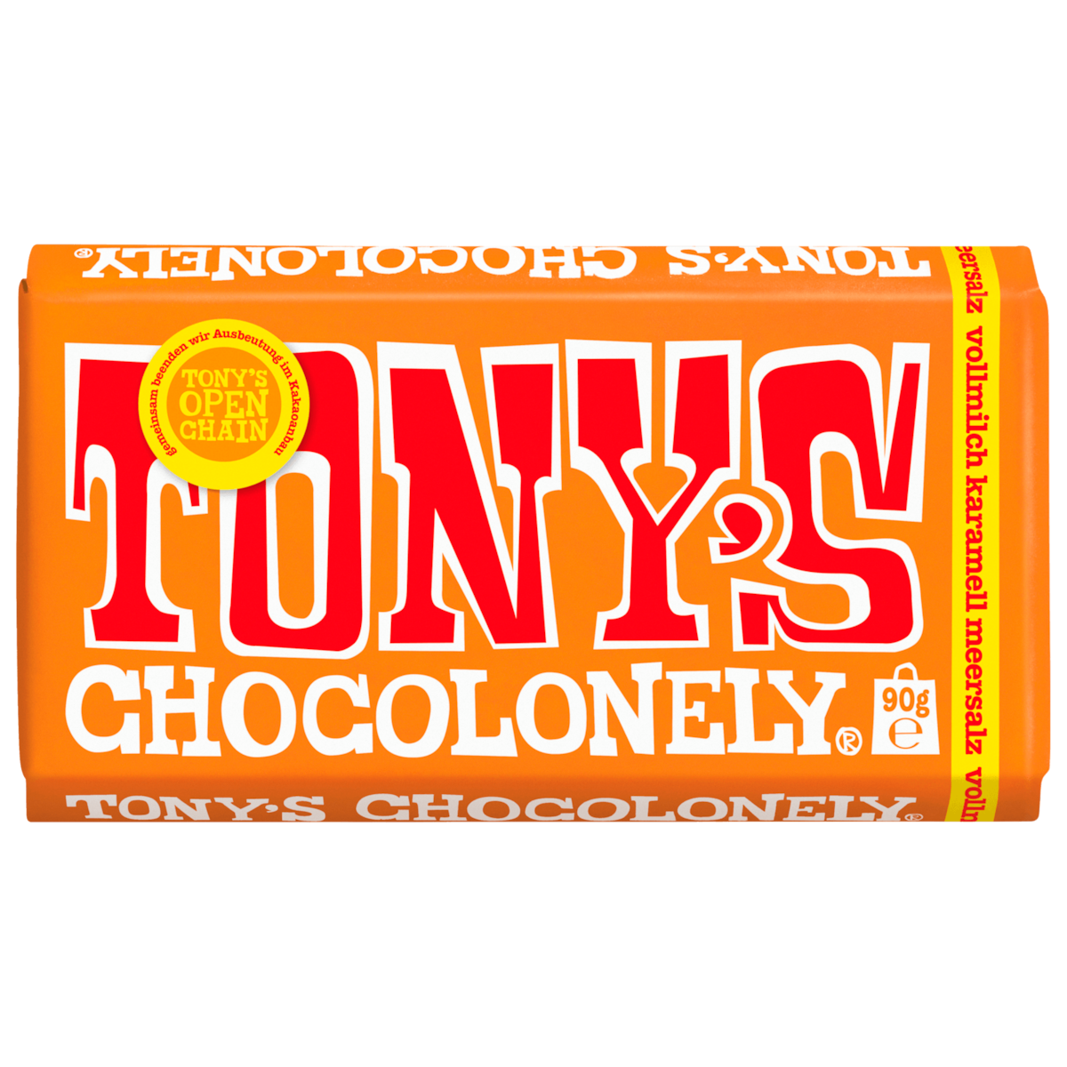 Tony's Chocolonely Karamel Zout Volle melk 90g