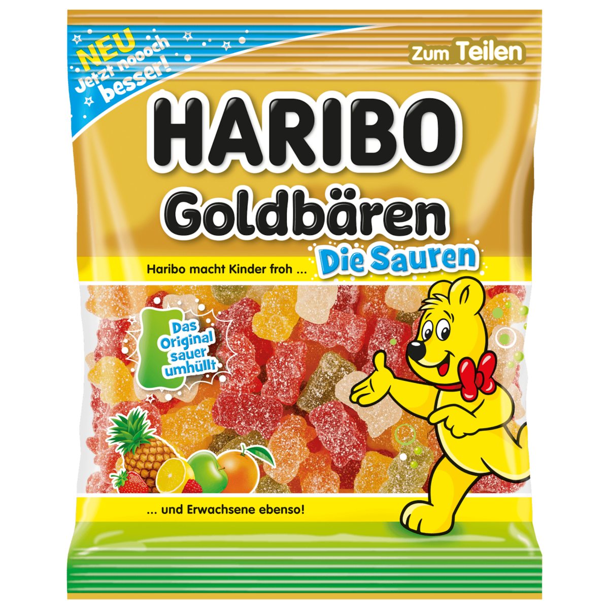 Haribo Fruchtgummi Goldbären Die Sauren 175g