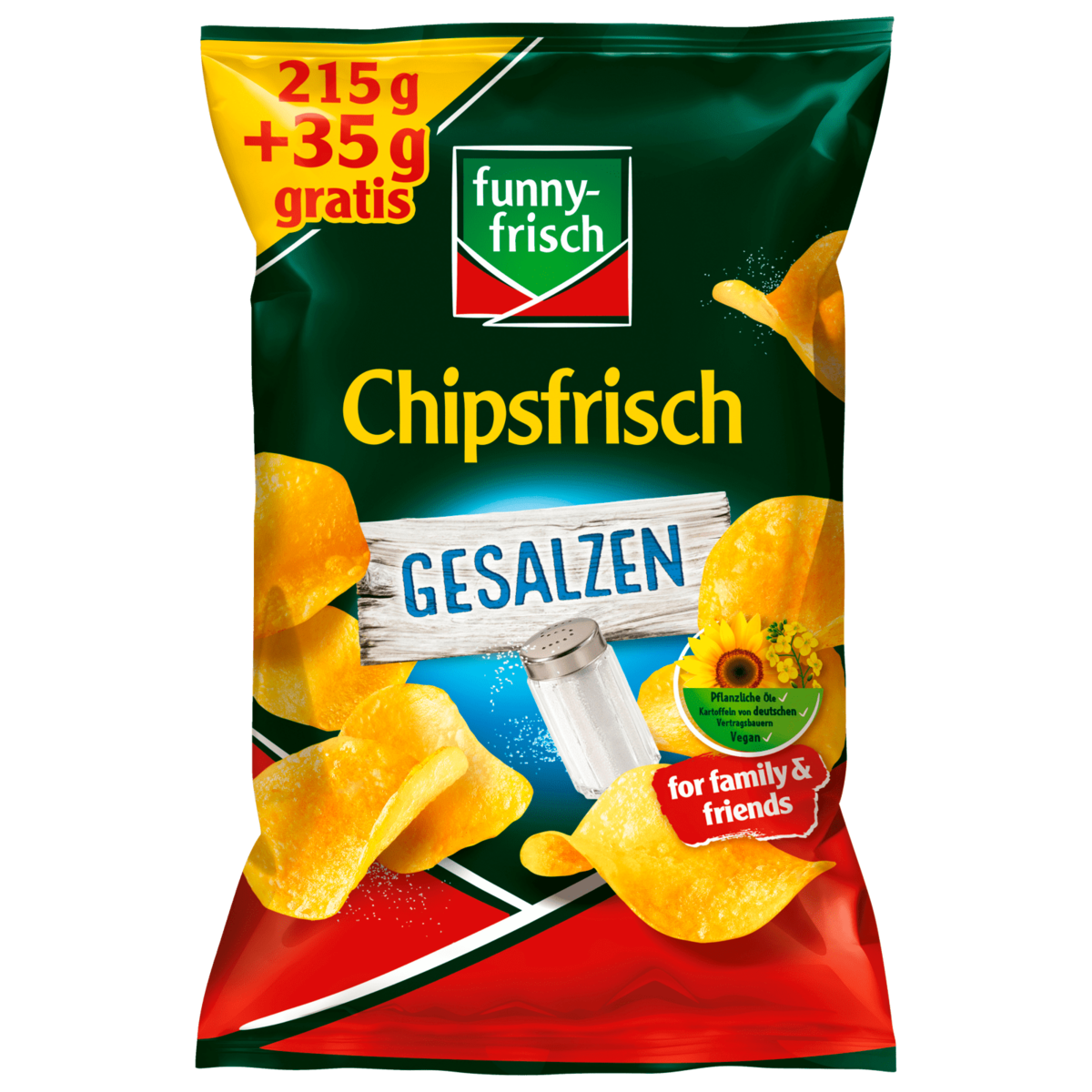 funny-frisch Chipsfrisch gesalzen 250g