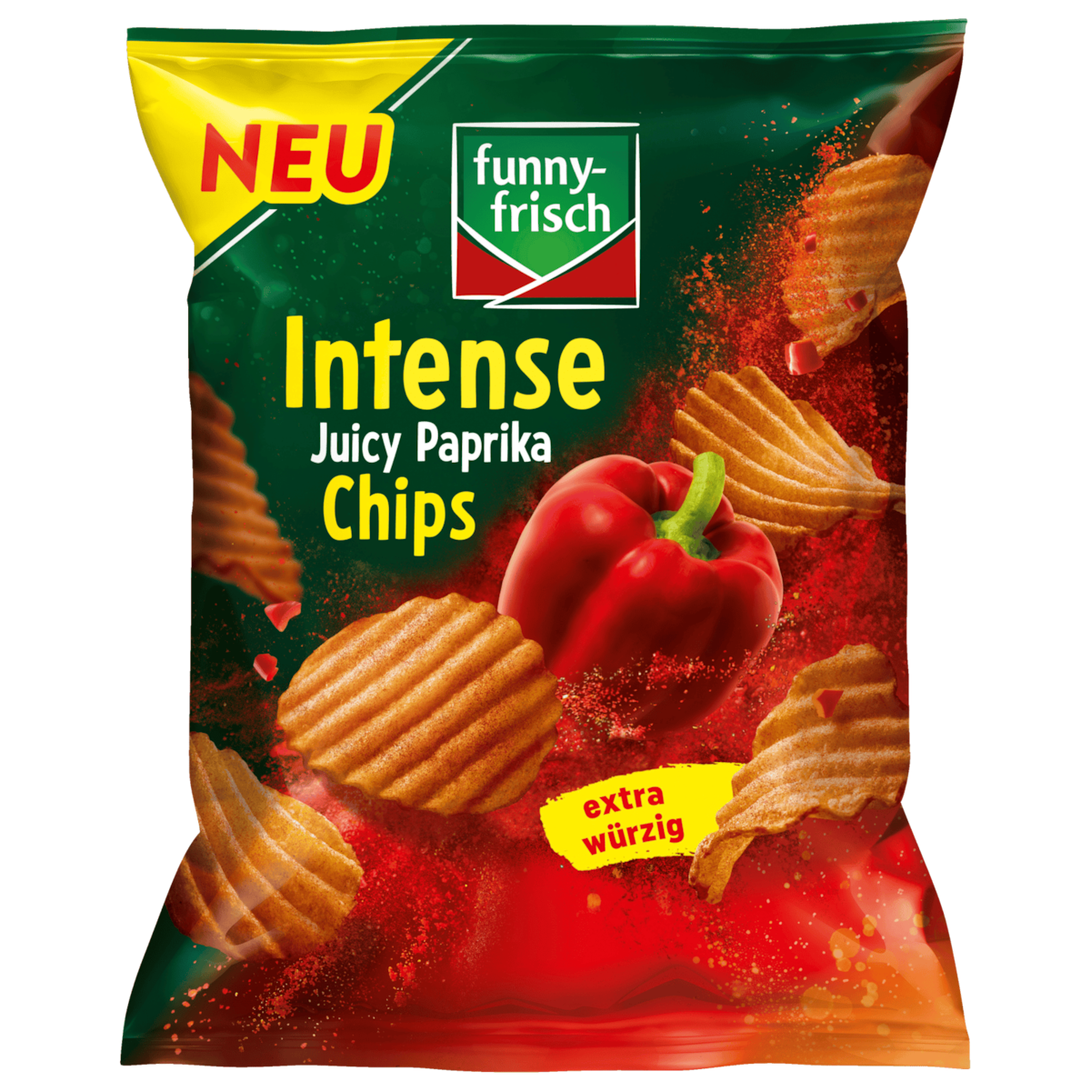 Funny-frisch Intense Chips Juicy Paprika 110g