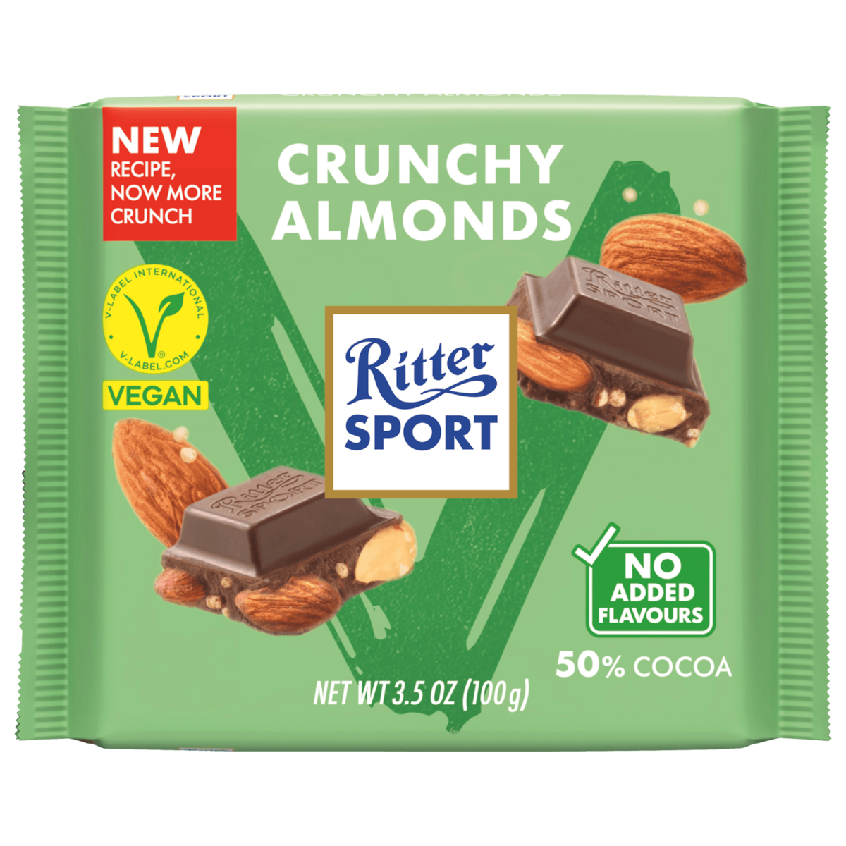 Ritter Sport Crunchy Almonds vegan 100g