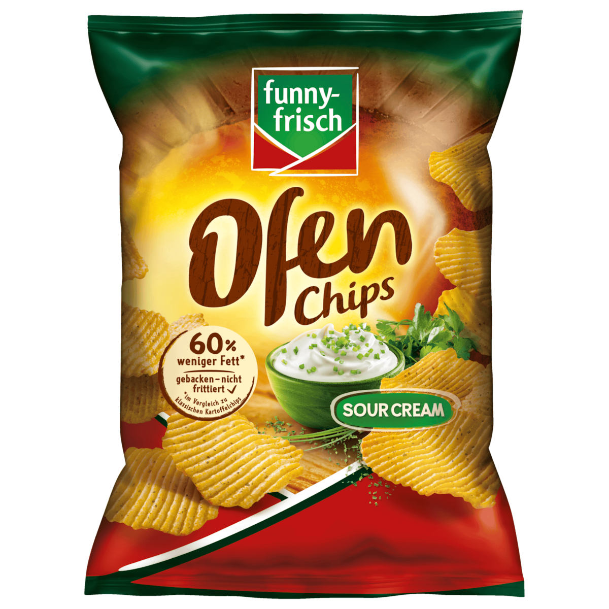 Funny-frisch Ofen Chips Sour Cream 115g