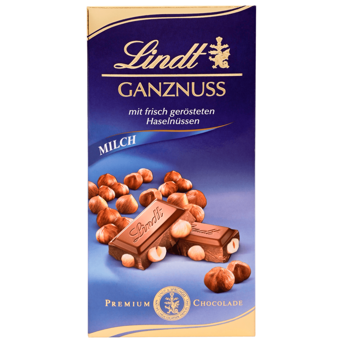 Lindt klassieke Hele noot Chocolade Reep 100g