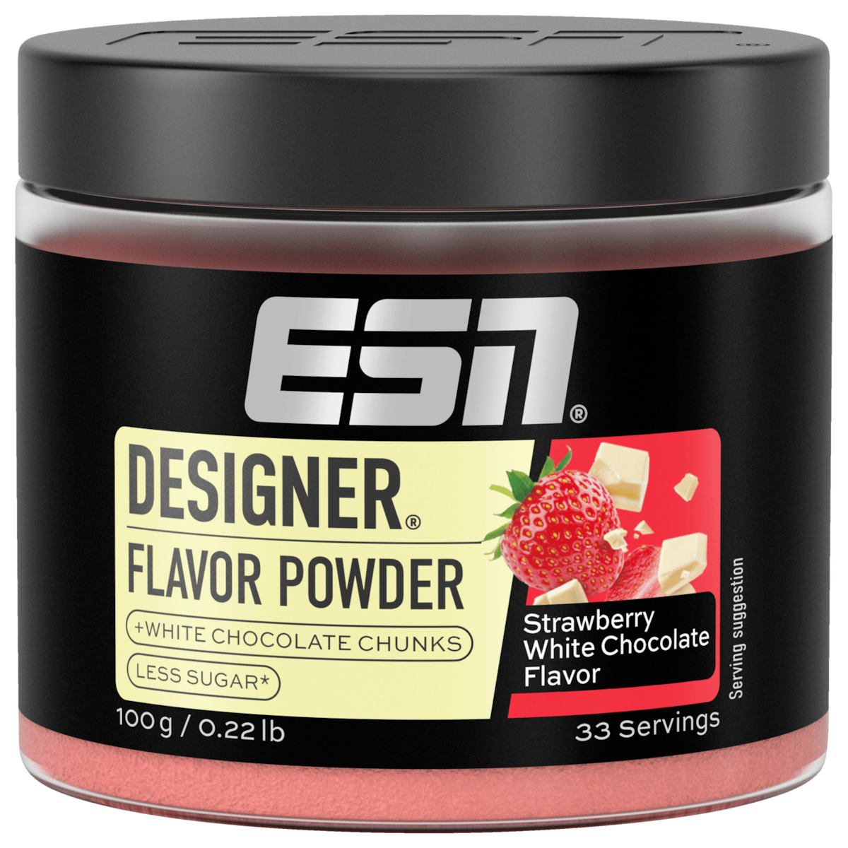 ESN Designer Flavor Powder Strawberry White Chocolate 100g