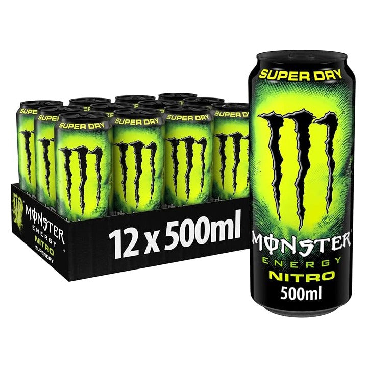 Monster Energy Nitro Super Dry Tray 12x0,5l
