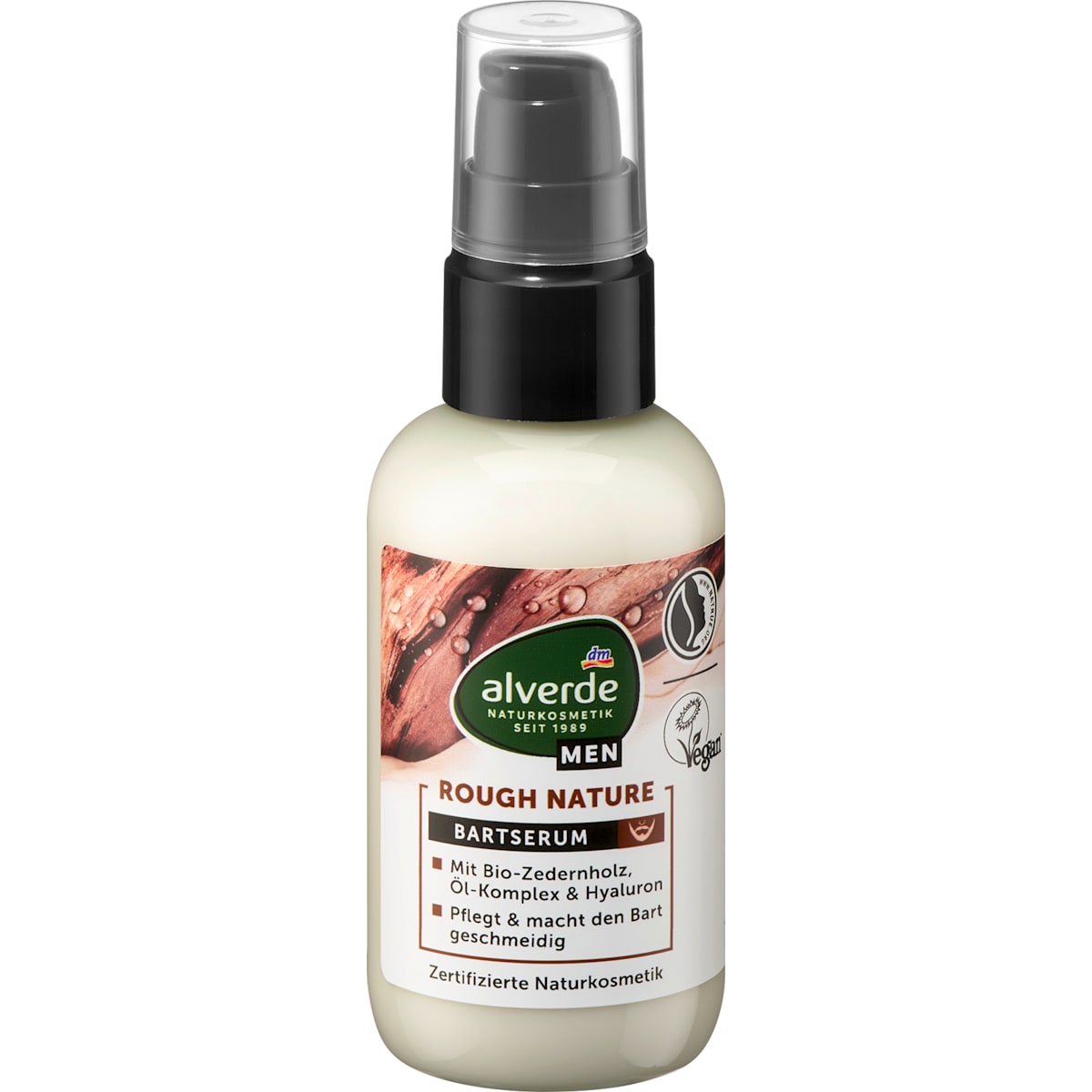 alverde MEN Bartserum Rough Nature, 75 ml