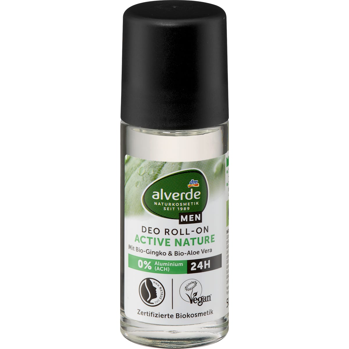 alverde MEN Deo Roll-on Active Nature, 50 ml