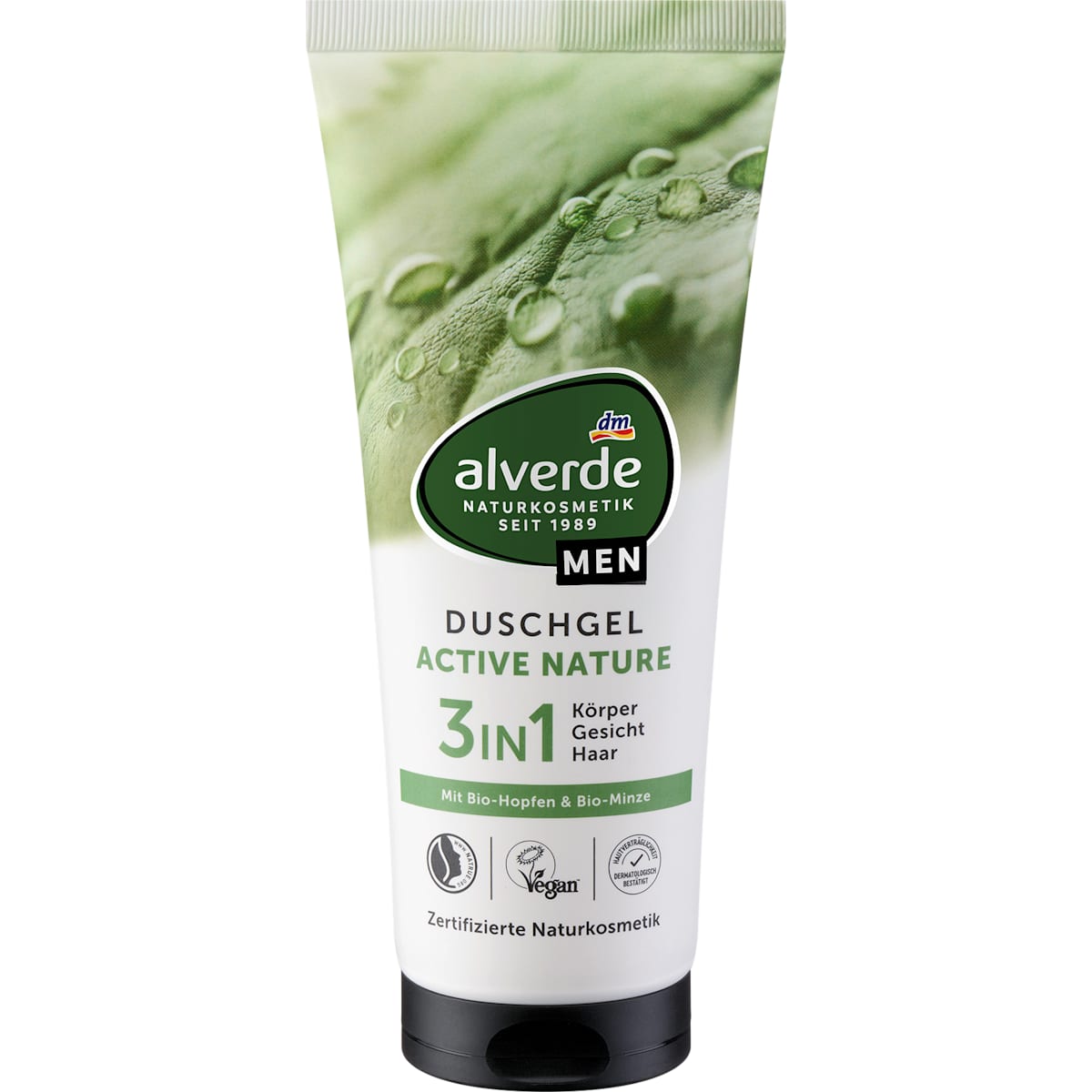 alverde MEN Douchegel Active Nature 3in1, 200 ml