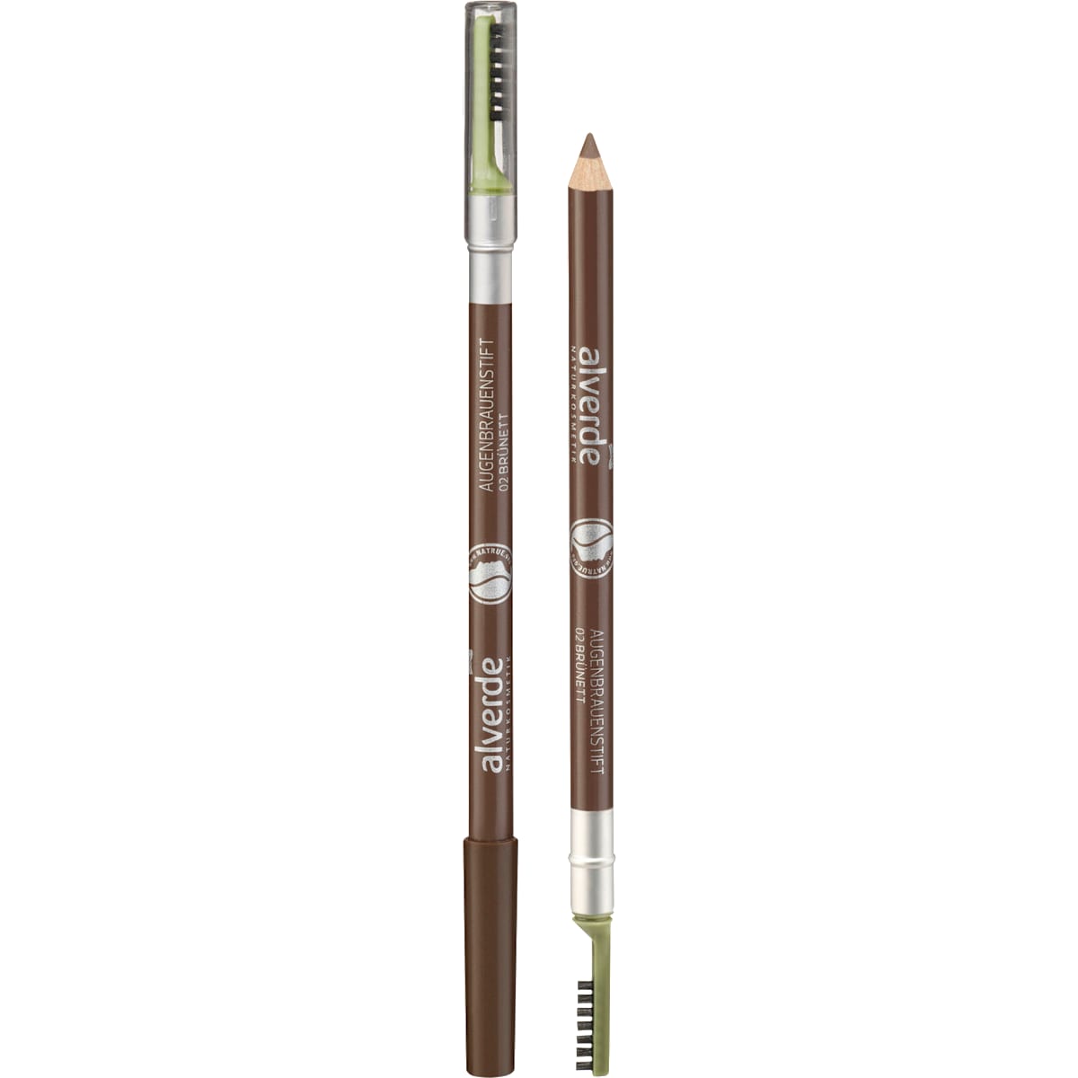 alverde Natuurcosmetica Wenkbrauwpotlood 02 Bruin, 1,1 g