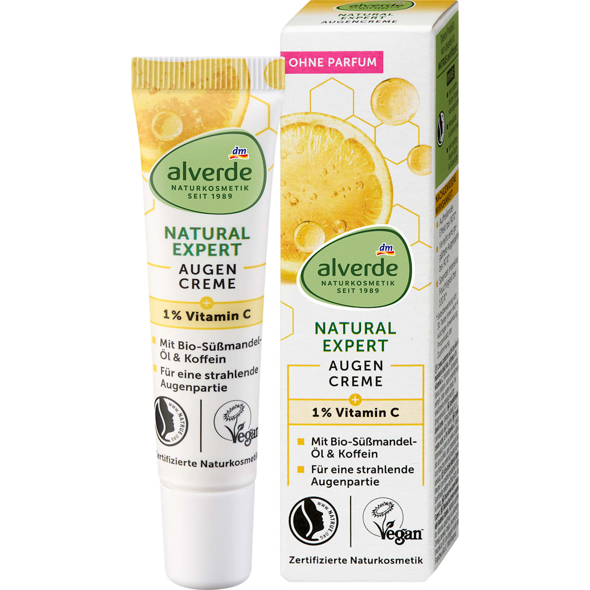 alverde Natuurcosmetica Oogcrème Natural Expert Vitamin C, 15 ml