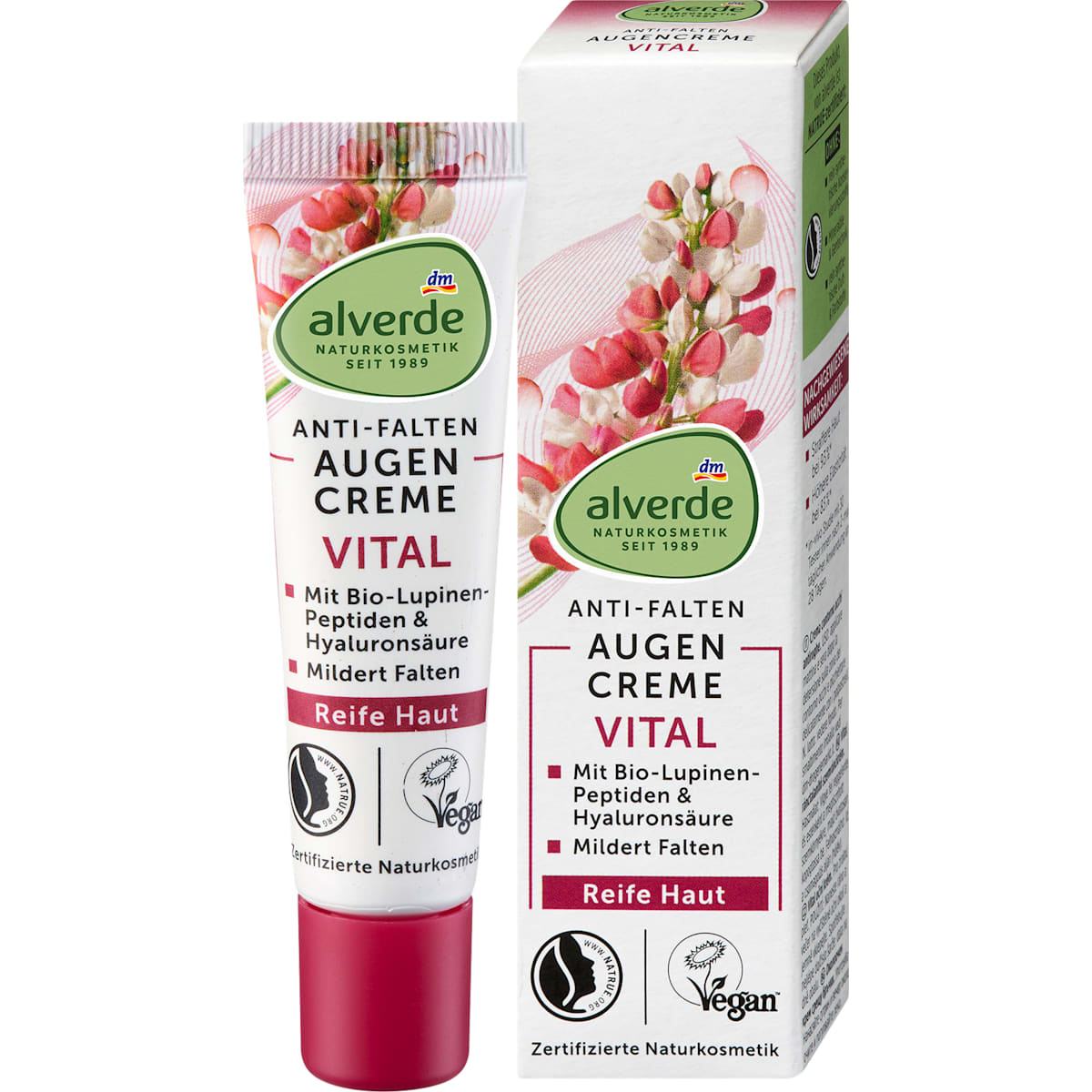 alverde Natuurcosmetica Oogcrème Vital, 15 ml