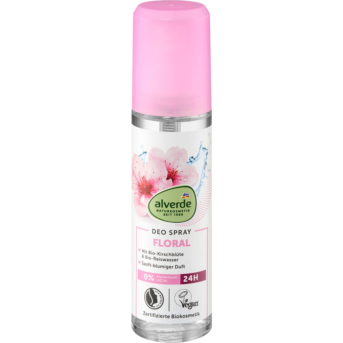 alverde Natuurcosmetica Deo Verstuiver Floral, 75 ml