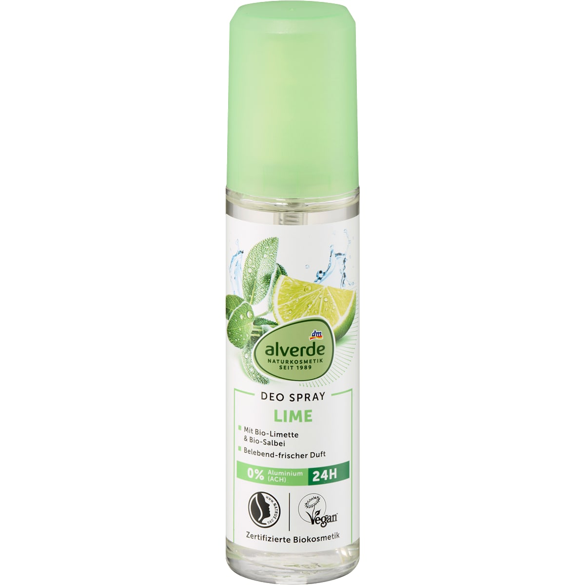 alverde Natuurcosmetica Deospray Lime, 75 ml