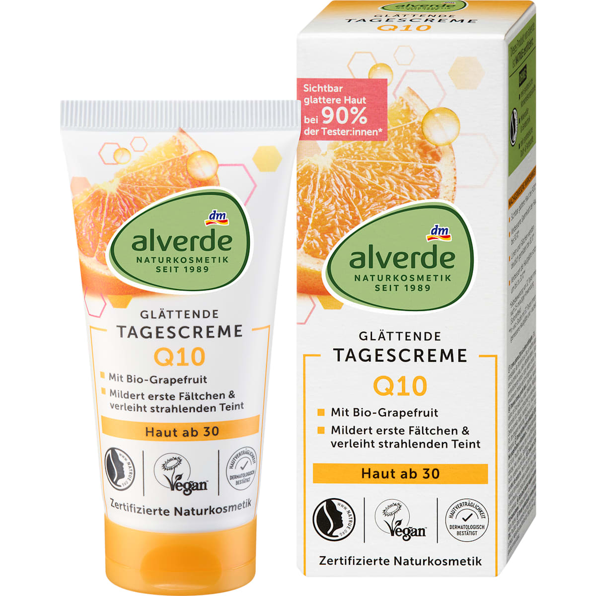 alverde Natuurcosmetica Gezichtscrème Q10 Huid vanaf 30, 50 ml