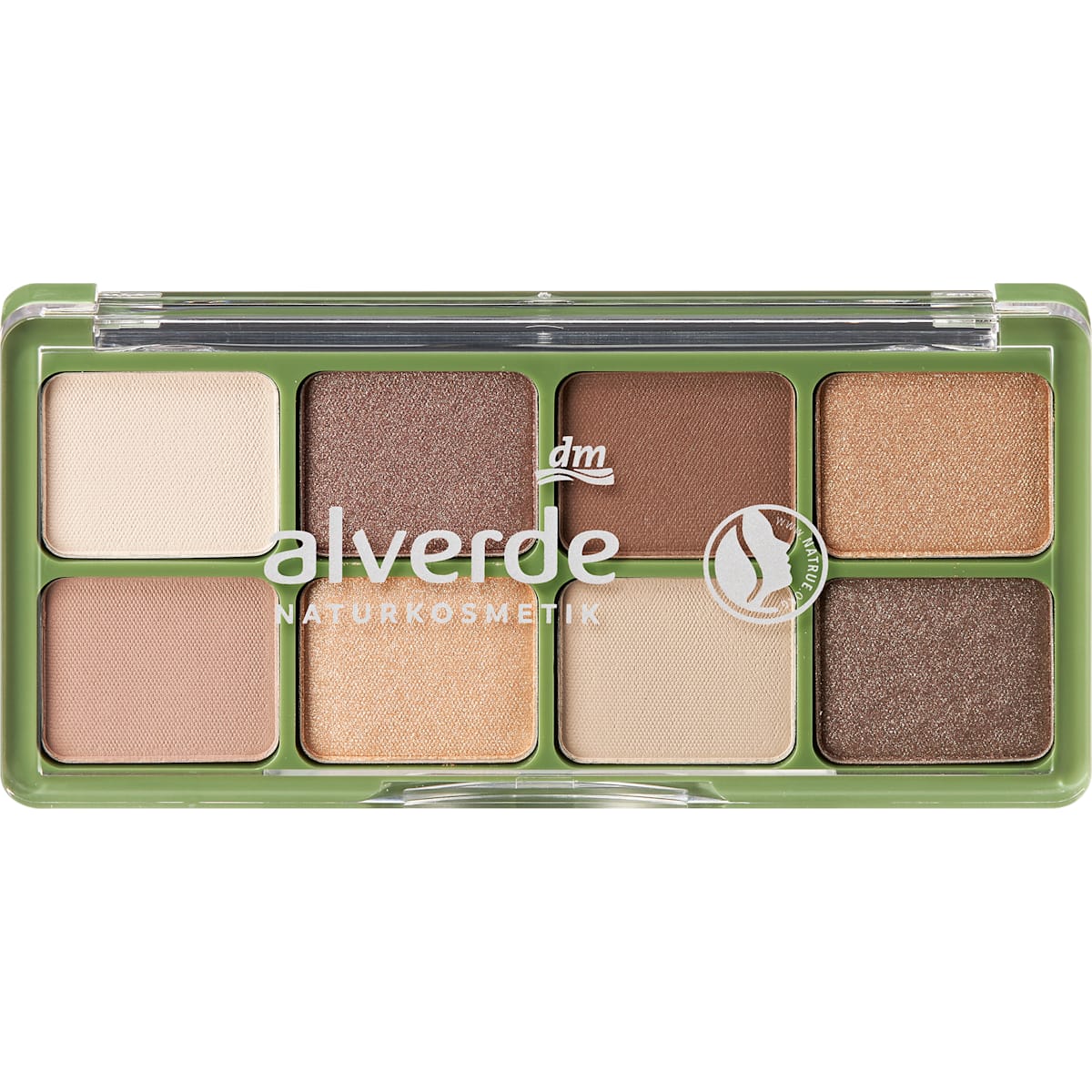 alverde Natuurcosmetica Oogschaduw Palette 50 Nude Glam, 11,2 g