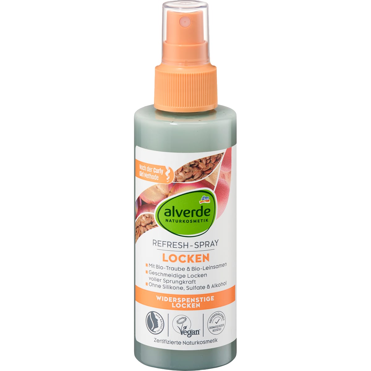 alverde Natuurcosmetica Krullen Refresh-Spray, 150 ml