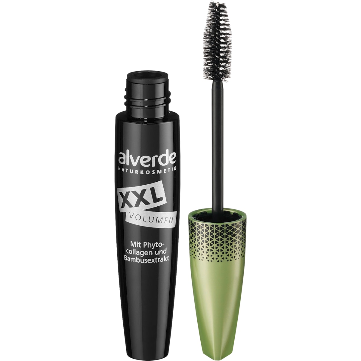 alverde Natuurcosmetica Mascara XXL-Volume 010 Zwart, 12 ml