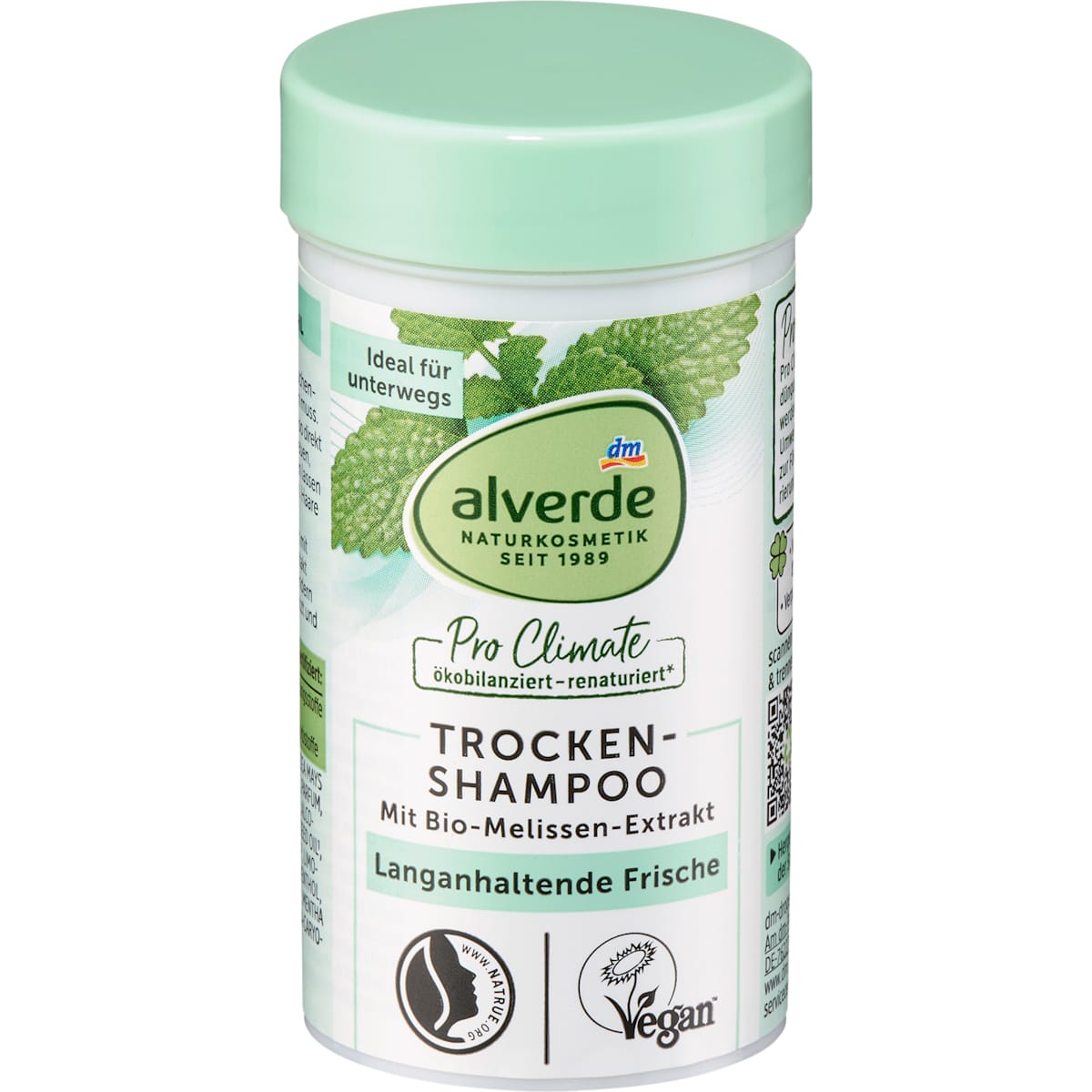 alverde Natuurcosmetica Droogshampoo met Melissen-Extract, 20 g