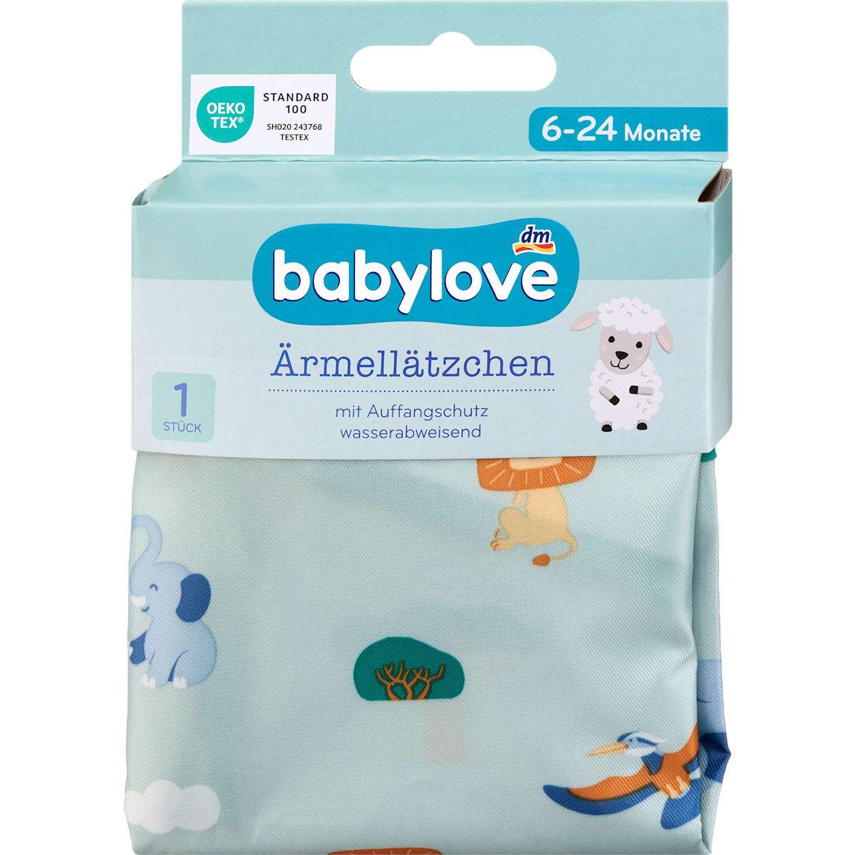 babylove Ärmellätzchen groen, Tiere, 1 St