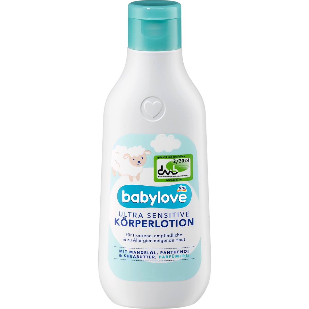 babylove Baby Lichaamslotion ultra sensitive, 250 ml