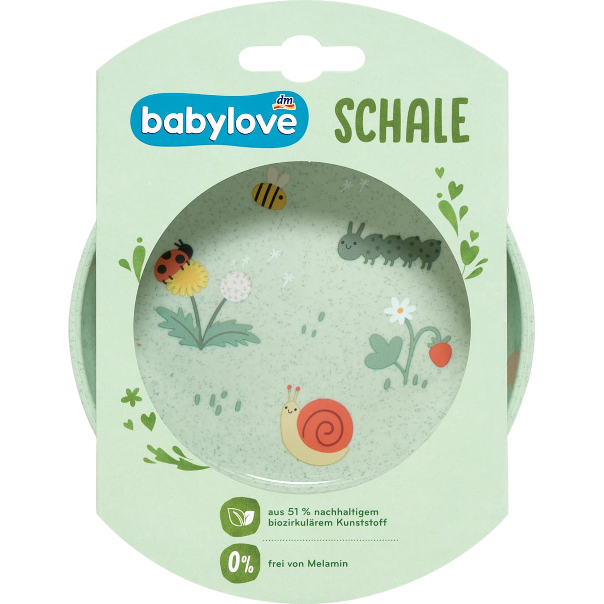 babylove Breischale groen, Gartentiere, 1 St