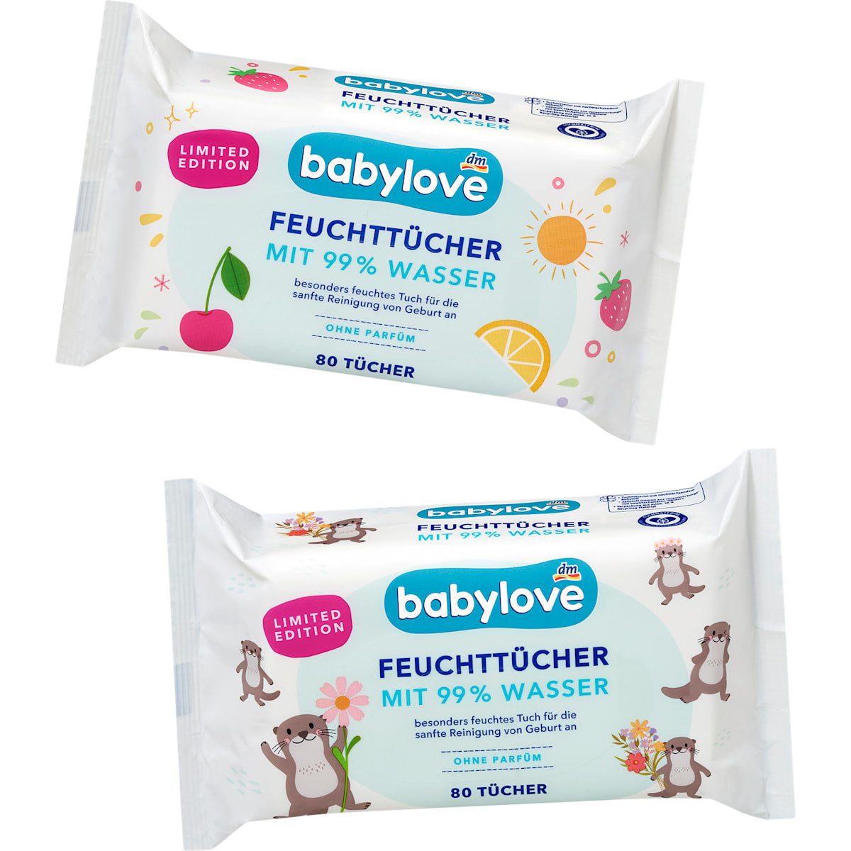 babylove Billendoekjes met 99 % Water, 80 St